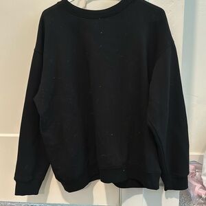 black crewneck